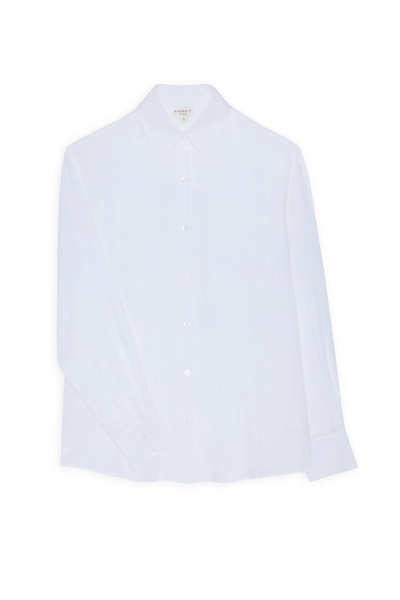 Women's Signature Linen Shirt White