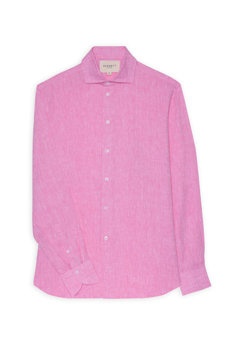 Porto Linen Shirt Pink