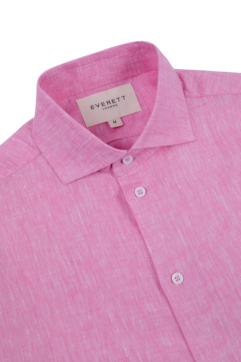 Porto Linen Shirt Pink