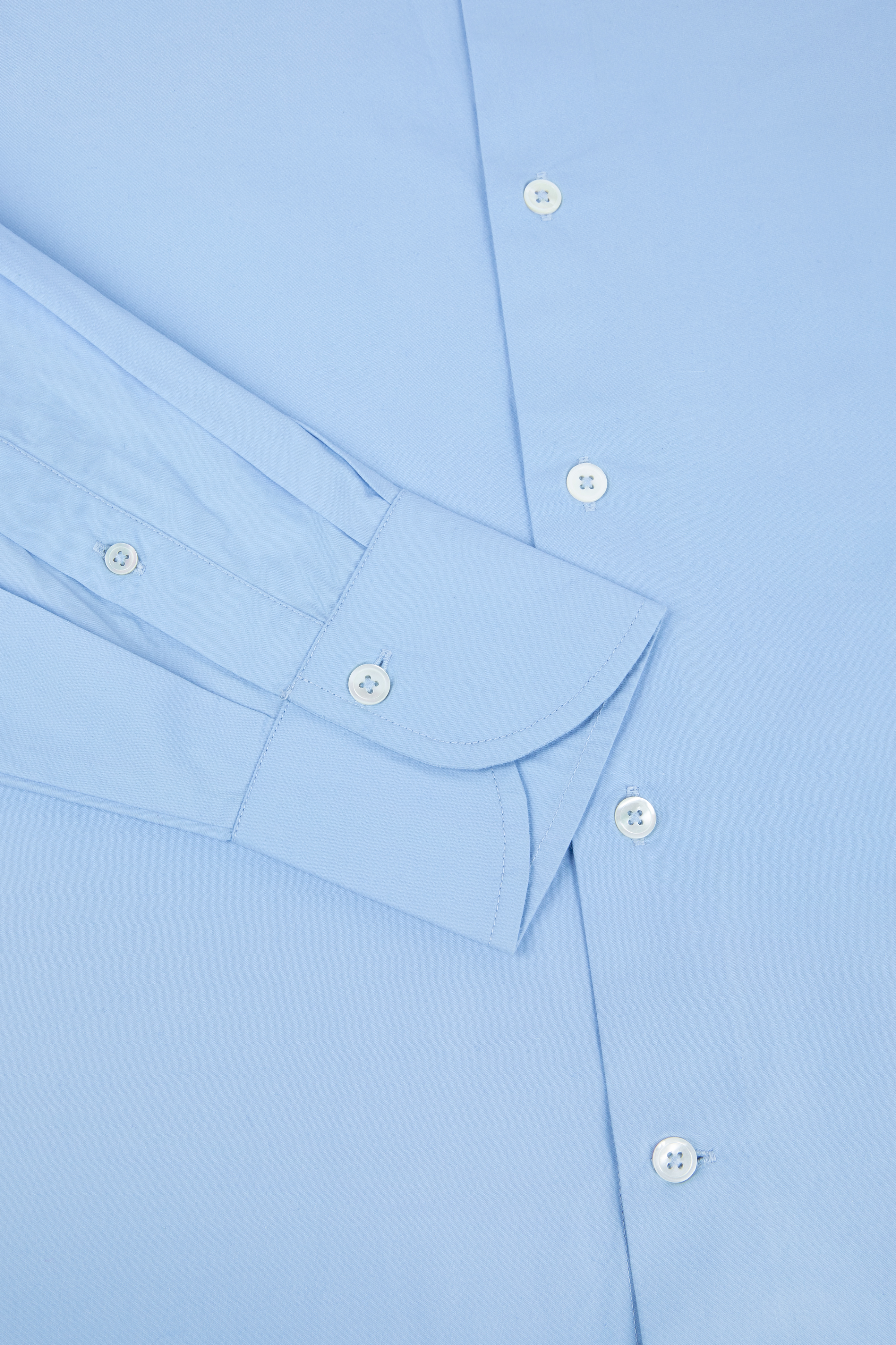 Men's Blue Cotton Shirt