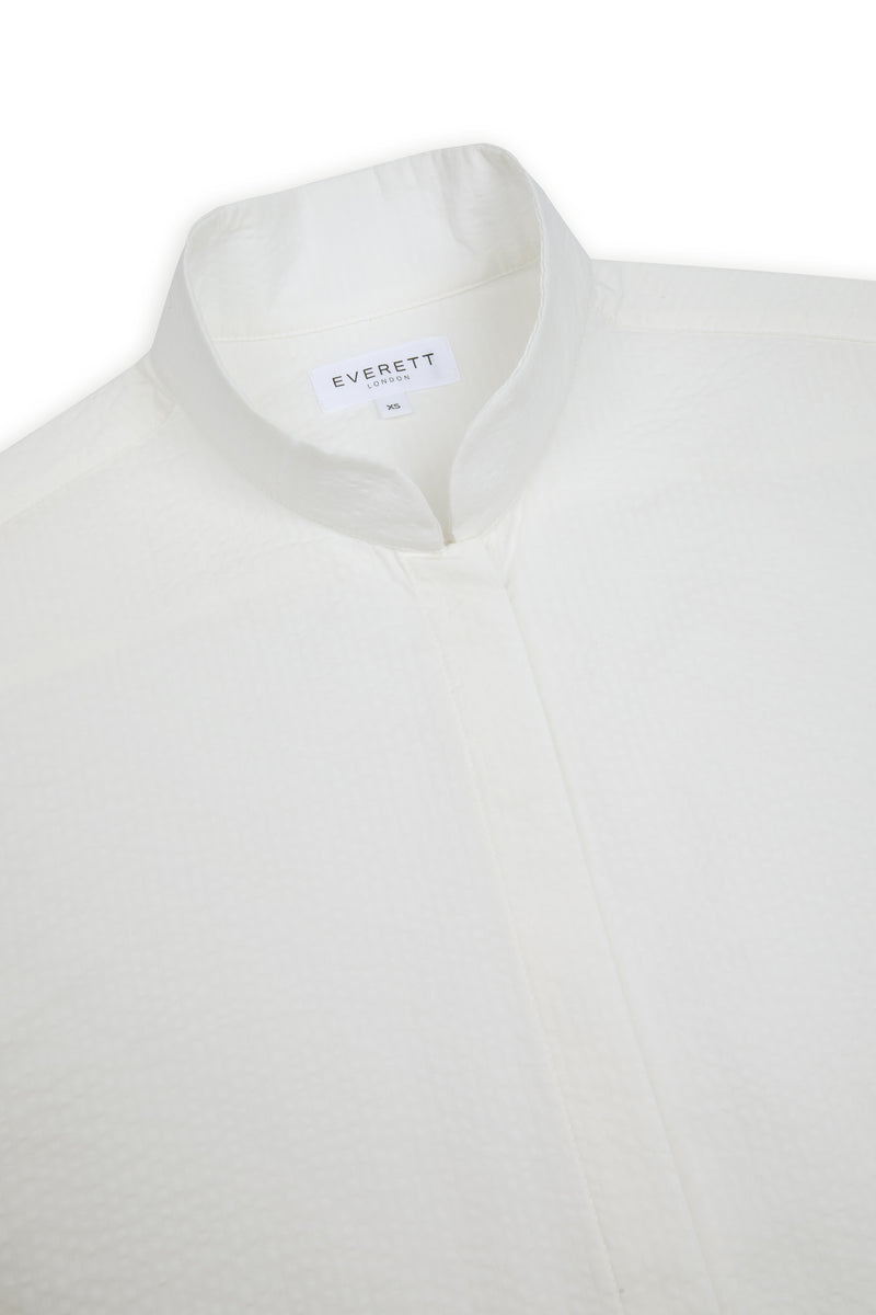 Oversized Bailey Shirt Seersucker