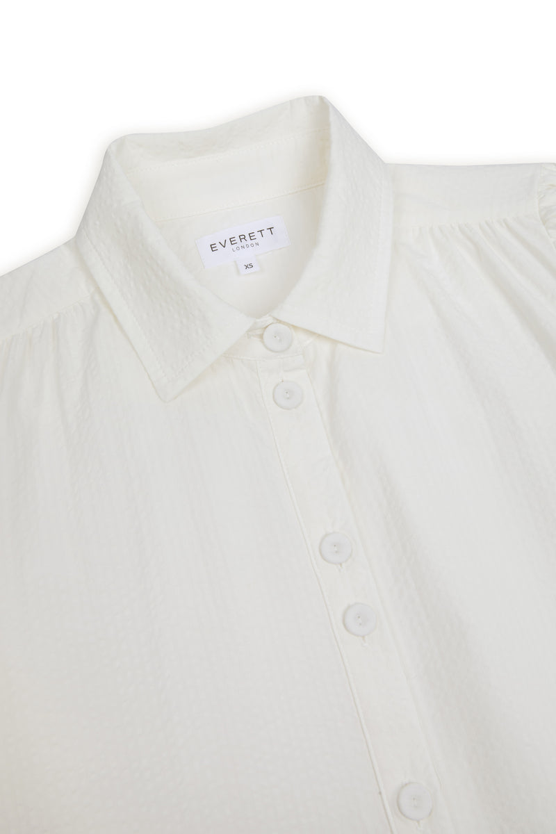 Seersucker Shirt Dress