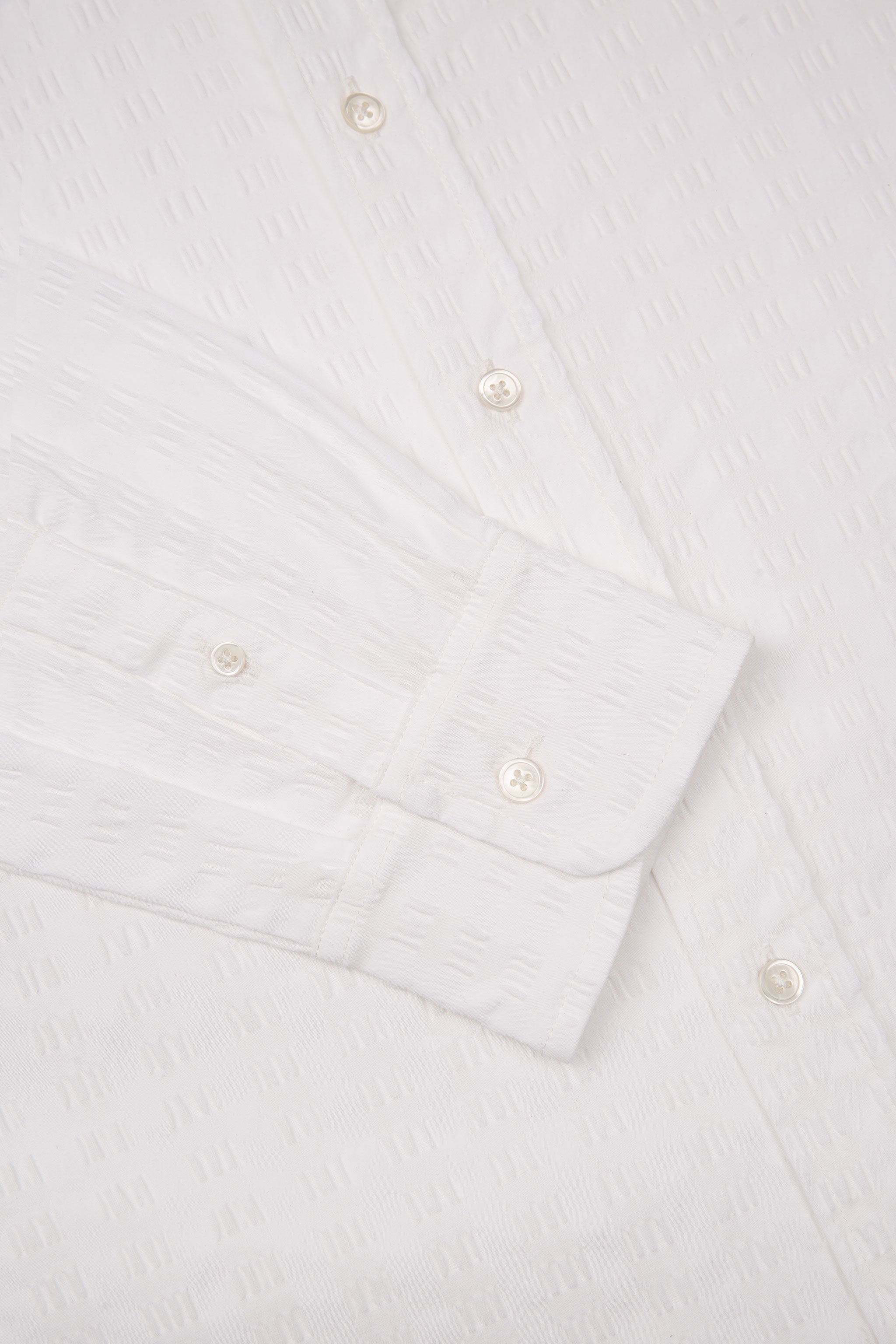 White Seersucker Shirt