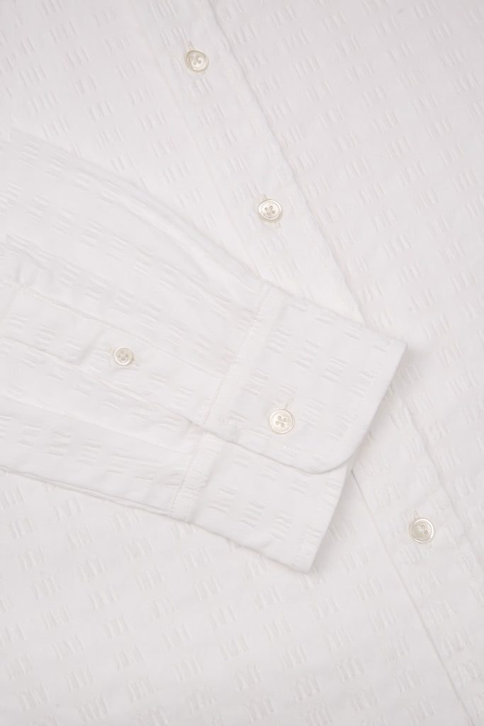 White Seersucker Shirt