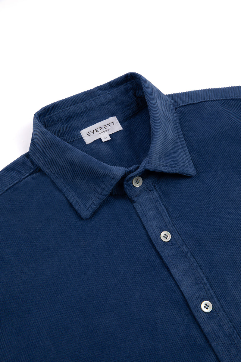 Denim Blue Cord Shirt