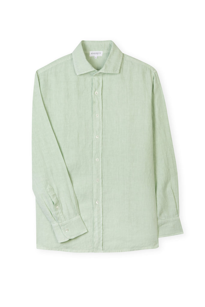 Sage Green Linen Shirt