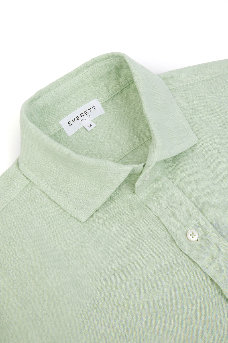 Sage Green Linen Shirt