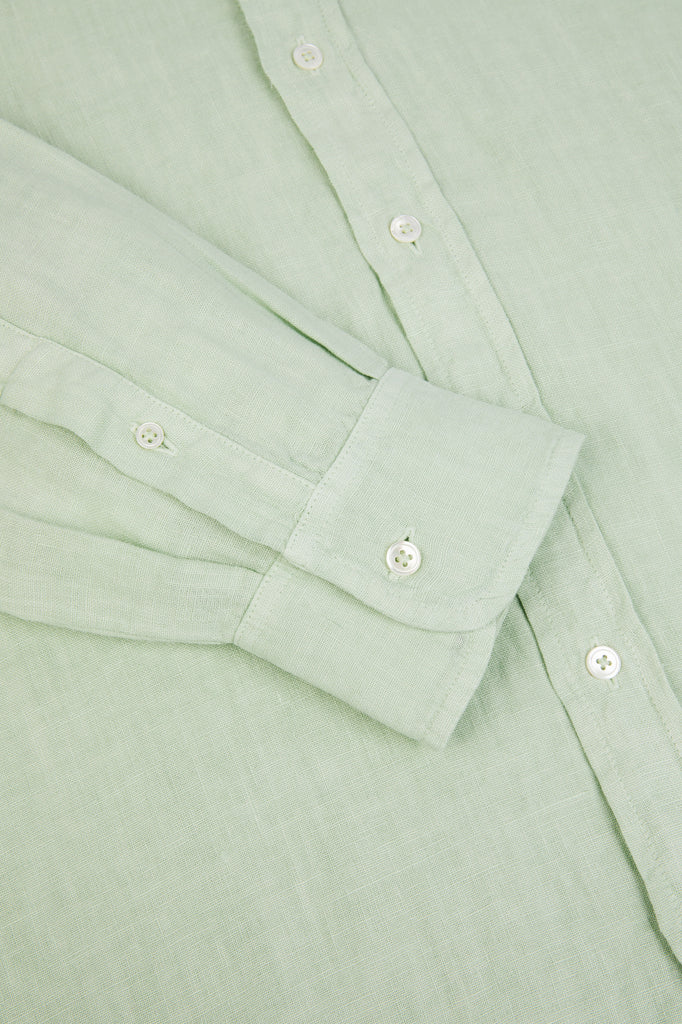 Sage Green Linen Shirt
