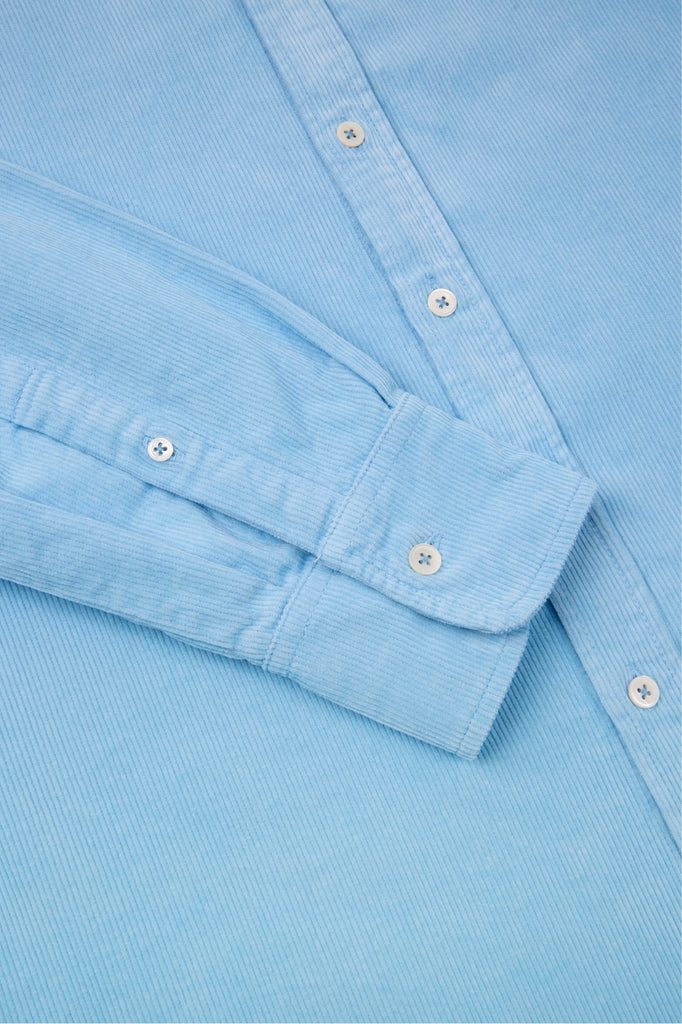 Buy Men's Cord Blue Shirts from Everett London UK online shop