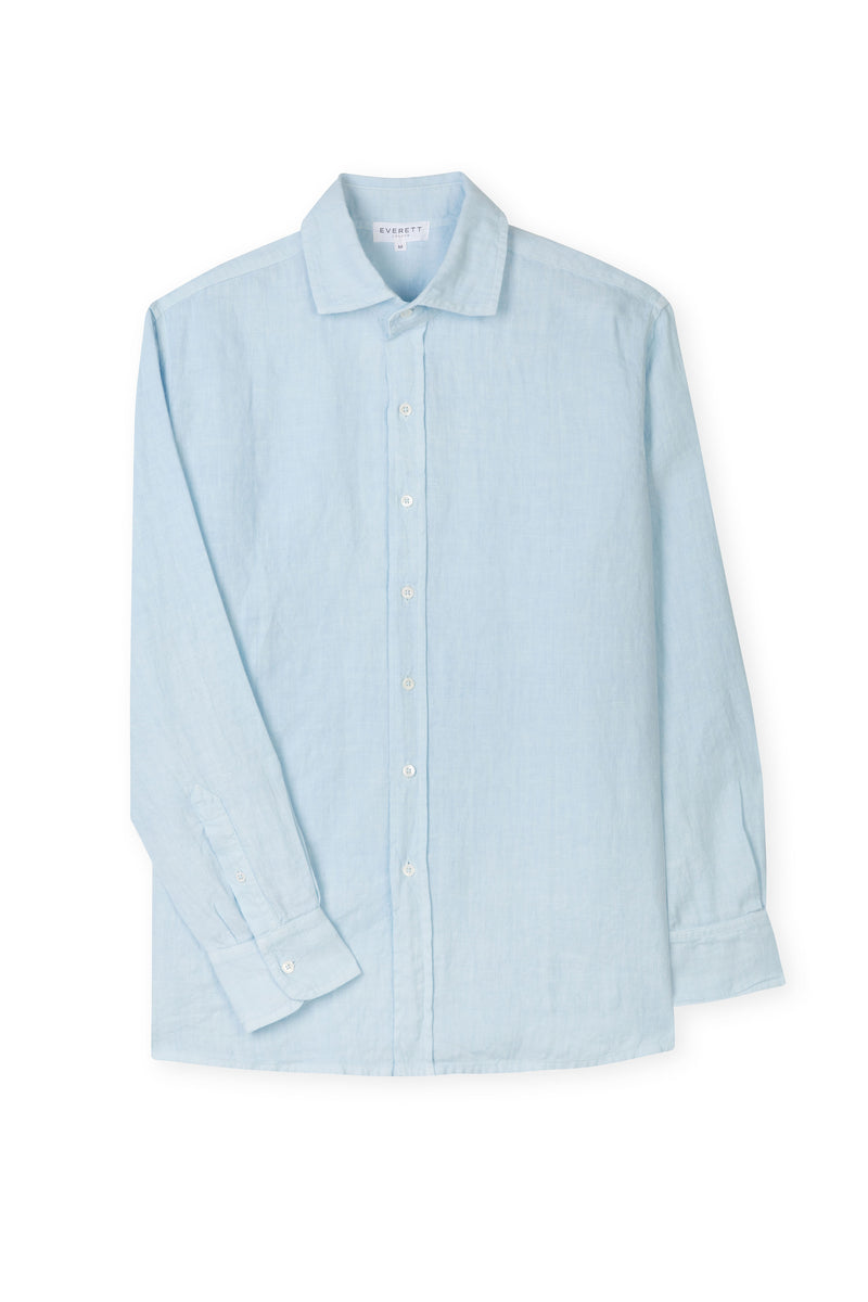 Light Blue Linen Shirt