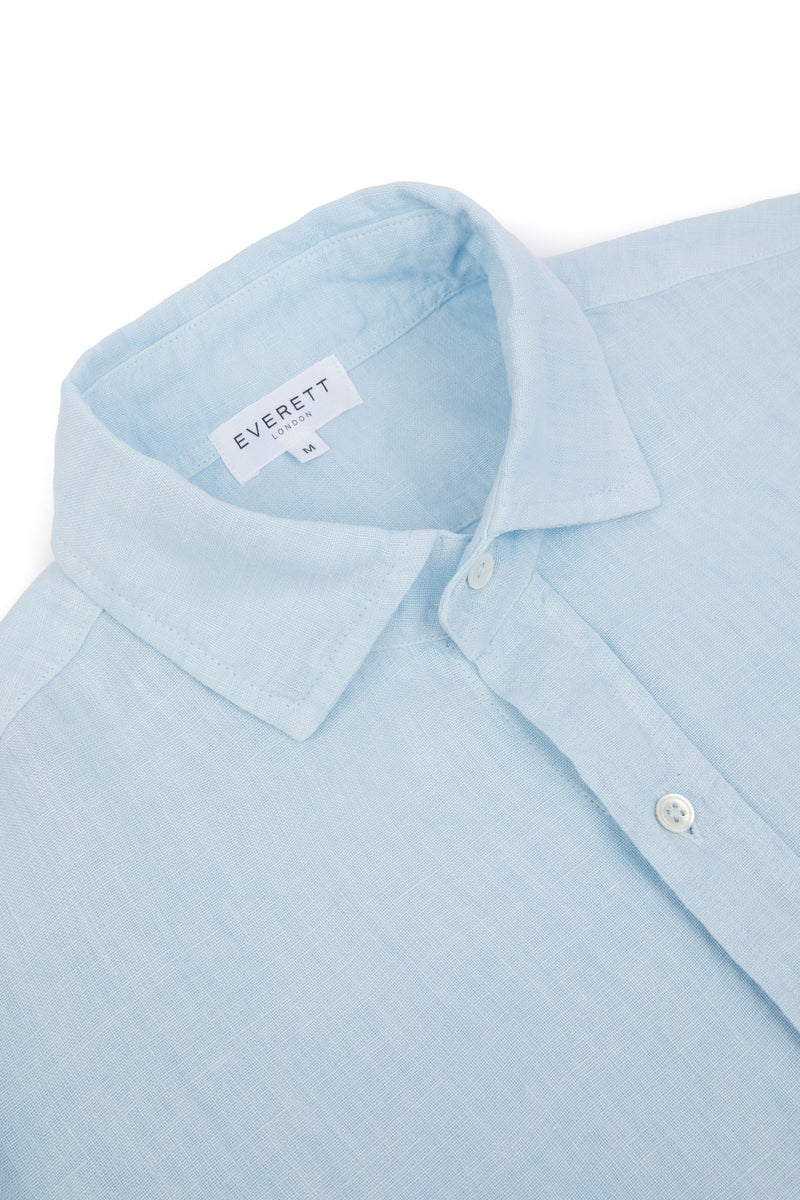 Light Blue Linen Shirt