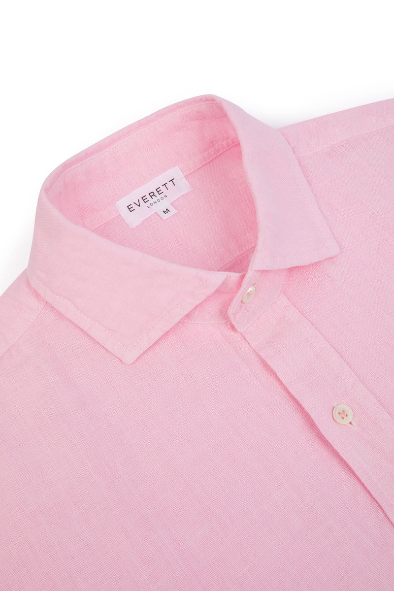 Pink Linen Shirt