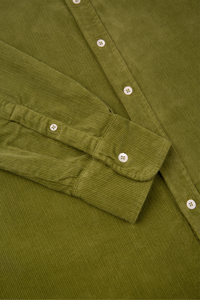 Buy Online Moss Green Cord Shirt UK