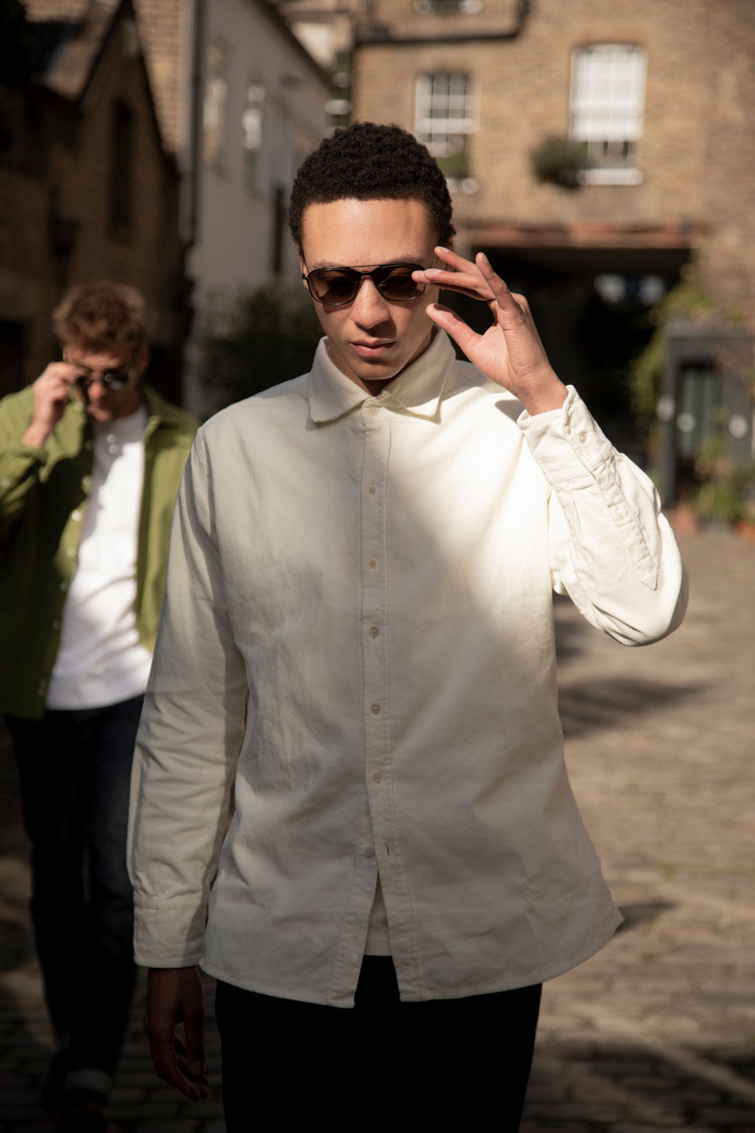 Ecru Cord Shirt