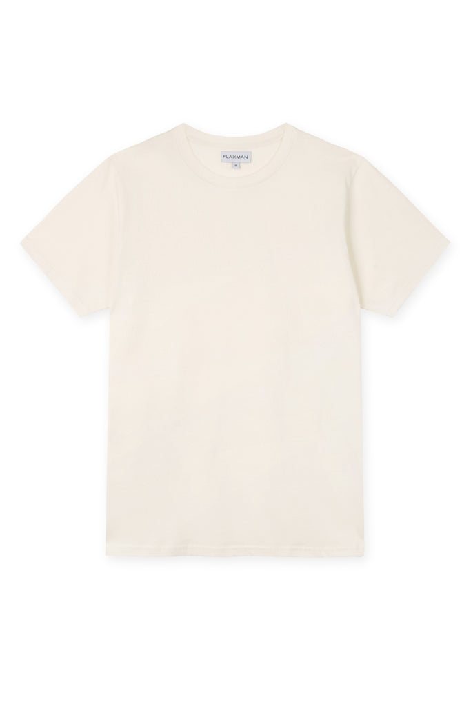 Organic cotton Cream T-Shirt for Men's In UK
