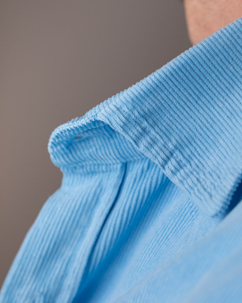Buy Men's Cord Blue Shirts from Everett London UK online shop