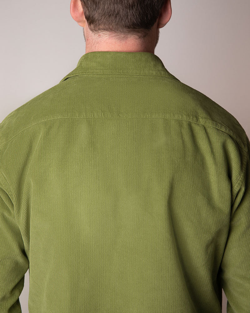 Buy Online Moss Green Cord Shirt UK