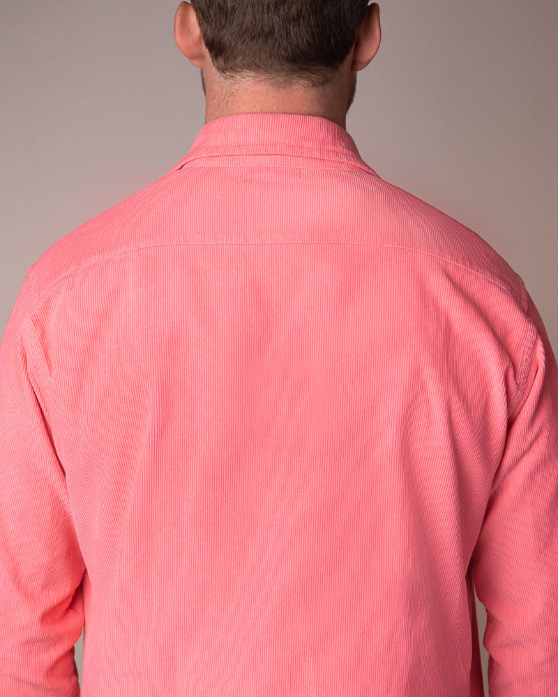 Buy Men's Cord Coral Shirts From Everett London UK