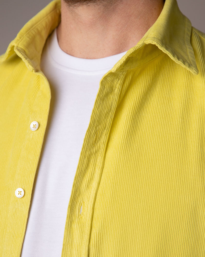 Yellow Cord Shirt UK - Everettlondon